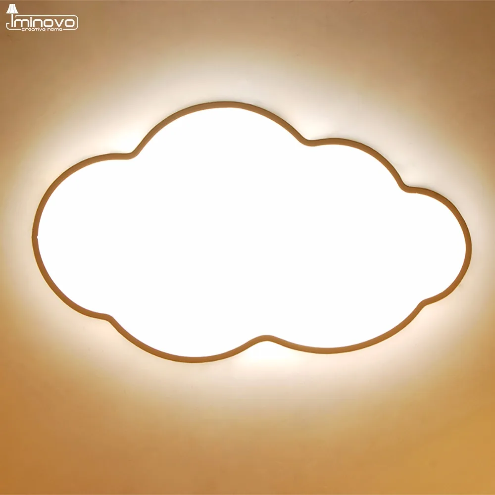 Cloud Fixture Kids LED Ceiling Light Lamp RC Dimmable Bedroom Living Room Children Blue White AC90-265V Ultra Thin 5cm | Потолочные