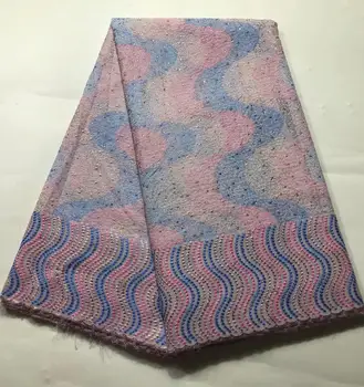 

2019 Milk Tulle African Lace Fabric New Nigerian Embroidered Laces With Stones High Quality French Lace Fabric For Wedding