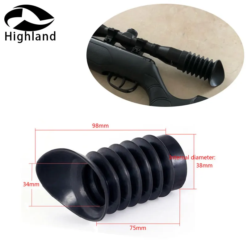 

Hunting Scope Rubber Eyeshade Optics Gated Eyecup Eye Protector