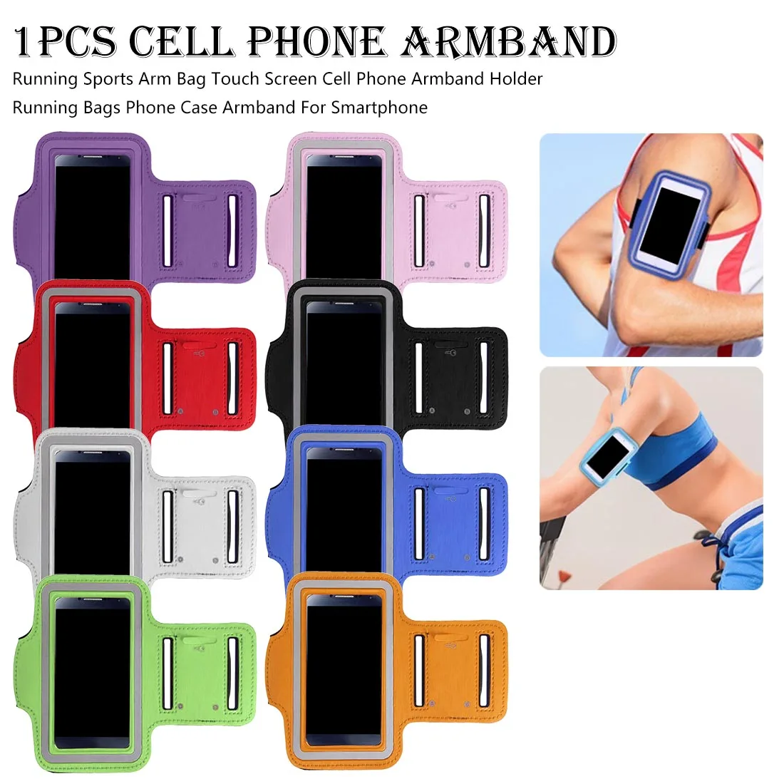 Outdoor sports mobile phone arm bag men and women fitness wrist running mobile phone sets waterproof multi-function arm band Outdoor sports mobile phone arm bag men and women fitness wrist running mobile phone sets waterproof multi-function arm band