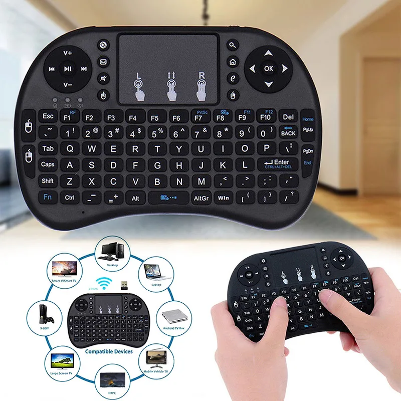 

Mini 2.4GHz Wireless Keyboard Air Mouse Touchpad for PC Office Smart TV XR649