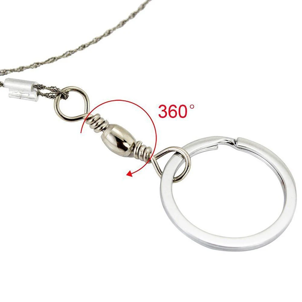 1PCS Stainless Steel Wire Saw Camping Saws Practical Emergency Survival Gear Steel Wire Kits Outdoor Tools with Finger Handle