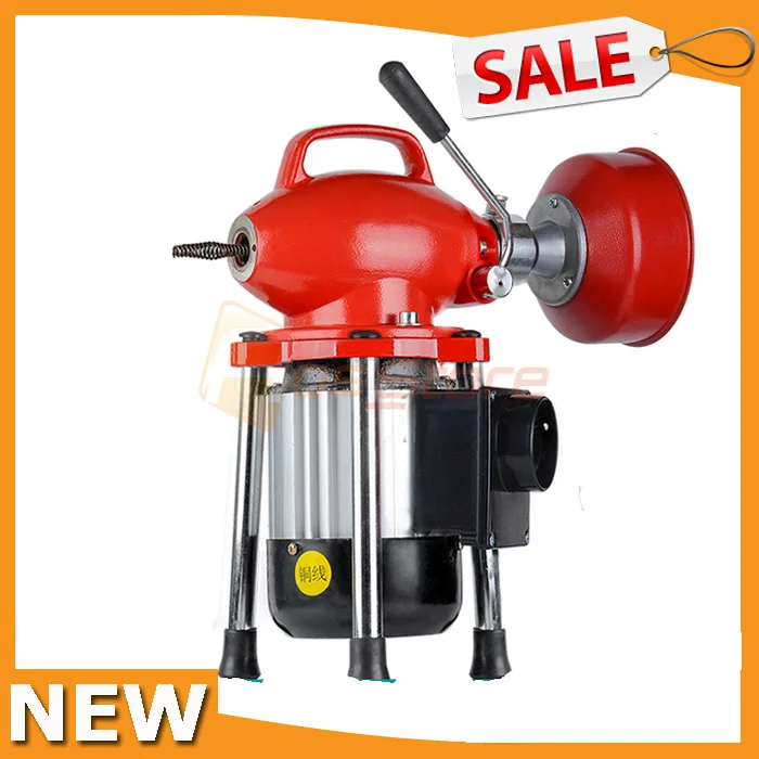 

220V 400W 20mm-100mm Dia Sectional Drain Cleaner Machine Professional Sewage Drain Cleaning Machine