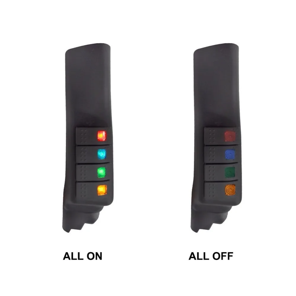 Left Hand A Pillar 4 Rocker Switch Pod Panel Kit for Jeep Wrangler 07