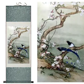 

Scroll art painting living room decorated art painting birds paintings Chinese traditional art paintingPrinted painting