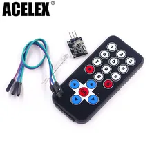 1 лот инфракрасный ИК беспроводной пульт дистанционного управления Модуль наборы DIY Kit HX1838 для Arduino Raspberry Pi