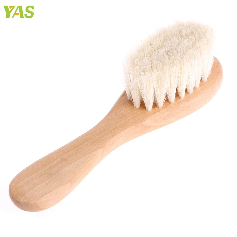 Baby Hair Brush Comb Wooden Handle