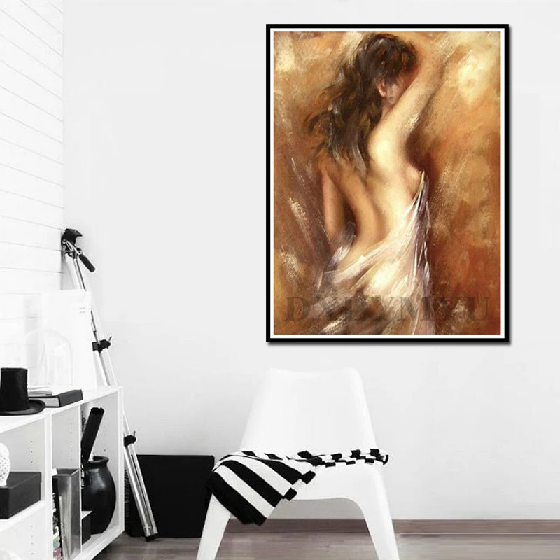 

Diy Full Square Diamond Painting Sexy Woman Picture of Rhinestones Handcraft Needlework Kits Home Decor 5D Diamond Embroidery