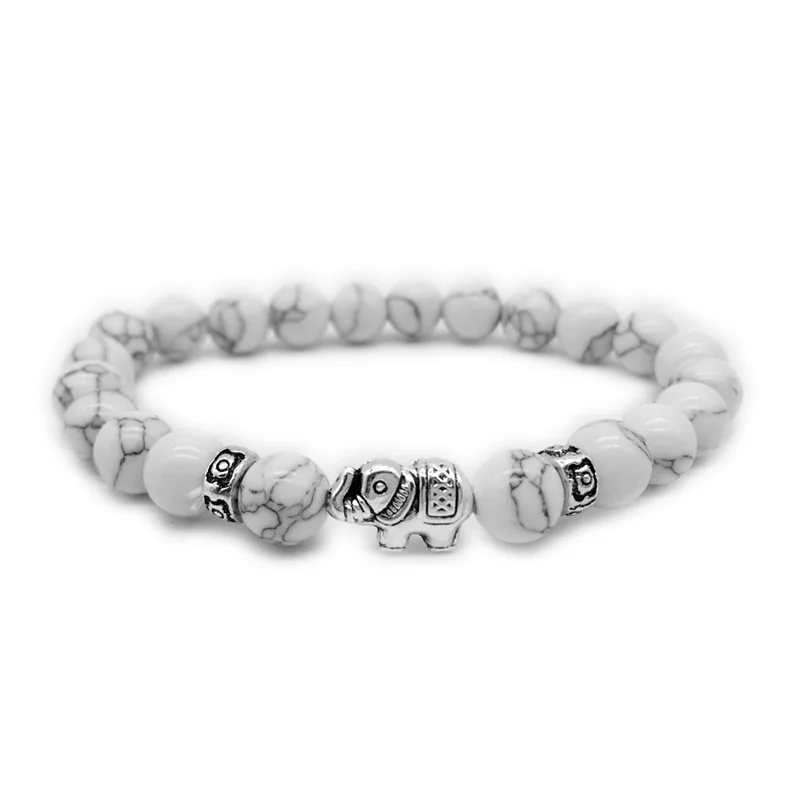 Natural Stone Bead Buddha Bracelets For Women Men Jewelry Black Lava Gift Bracelets Elephant Bangles Christmas gift Fashion Jewelry