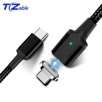 

USB C Cable 5A Magnetic Type C Data Line Fast Charging Adapter USB Type-C Extension Cord For Samsung Huawei Phone Computer Cable