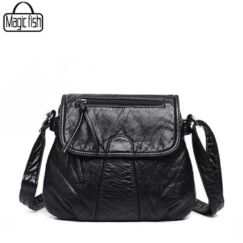 

Hot Women Messenger Bags 2018 Good Quality Water Leather Famous Brands Design Women Bag Luxury Classical Women Handbags A3127/l