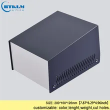 Железная проектная коробка IDY корпуса для электроники распределительная коробка Железный блок питания корпус инструмент чехол 200*160*126 мм