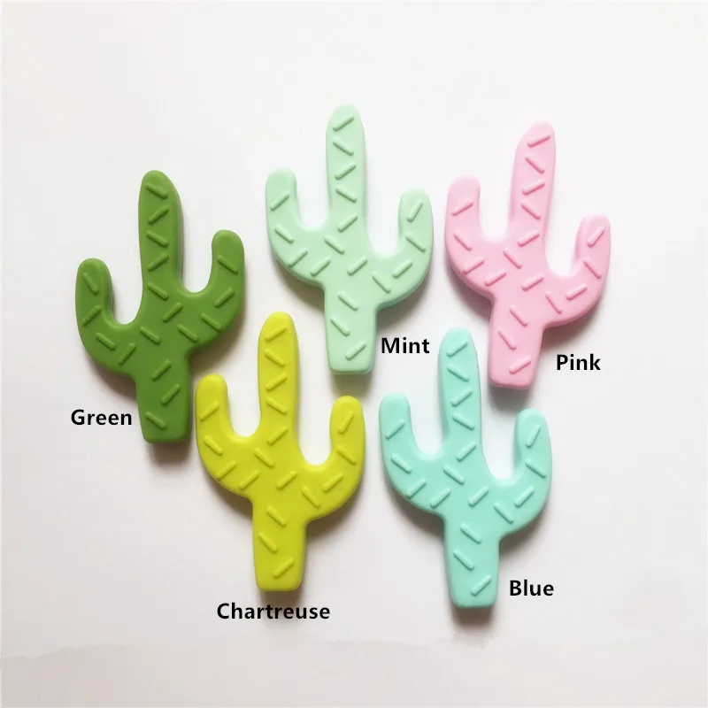 silicone cactus teether