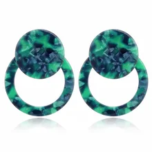 

2019 Tortoiseshell Earrings for Women Brincos Acrylic Drop Earings For Women Fashion Jewelry Pendientes boucles d'oreilles 2018