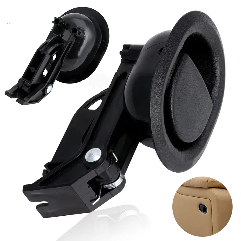 New 1pc Black Plastic Couch Release Lever Replacement Oval Sofa Chair Recliner Release Pull Handle Cable Funiture Accessories