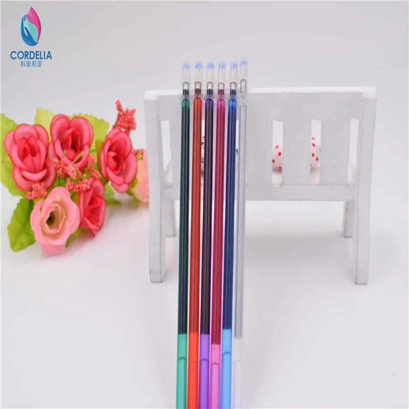 

2016 new fashion 5 pcs high quality import 13cm import ink cross stitch marker pen washable ink refill as needle work tools