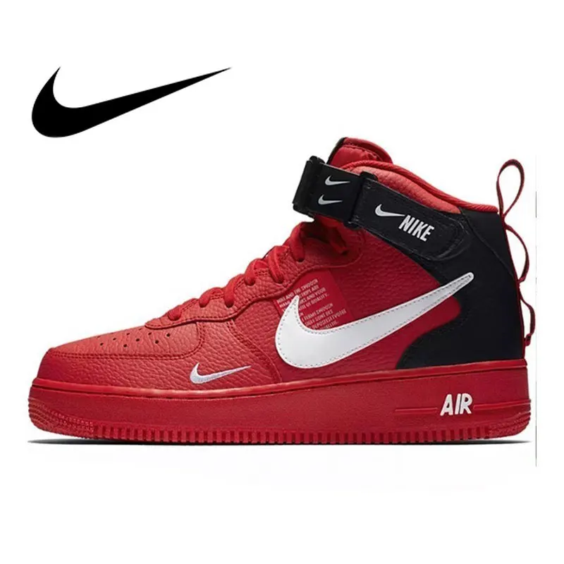 

NIKE AIR FORCE 1 Original Men Skateboarding Shoes Air Cushion Sneakers Outdoor Sports Designer Good Quality Athletic 804609-605