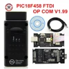 Outil de Diagnostic automatique OBD2 pour Opel, scanner pour Interface de BUS CAN, OP COM V1.7, V1.78, V1.99, avec PIC18F458 FTDI, opcom ► Photo 1/6