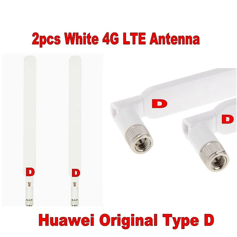 

GENUINES Huawei B525 B593 B315 B310 white Antenna pair 2X External Antenna Original Type D (Router/modem not included)