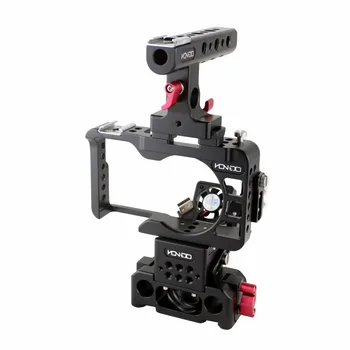 

NEW A6300 Rig Kit with Fan Baseplate Cage Quick Release Top Handle for SONY A6300 camera 15mm rail system Tilta Movcam