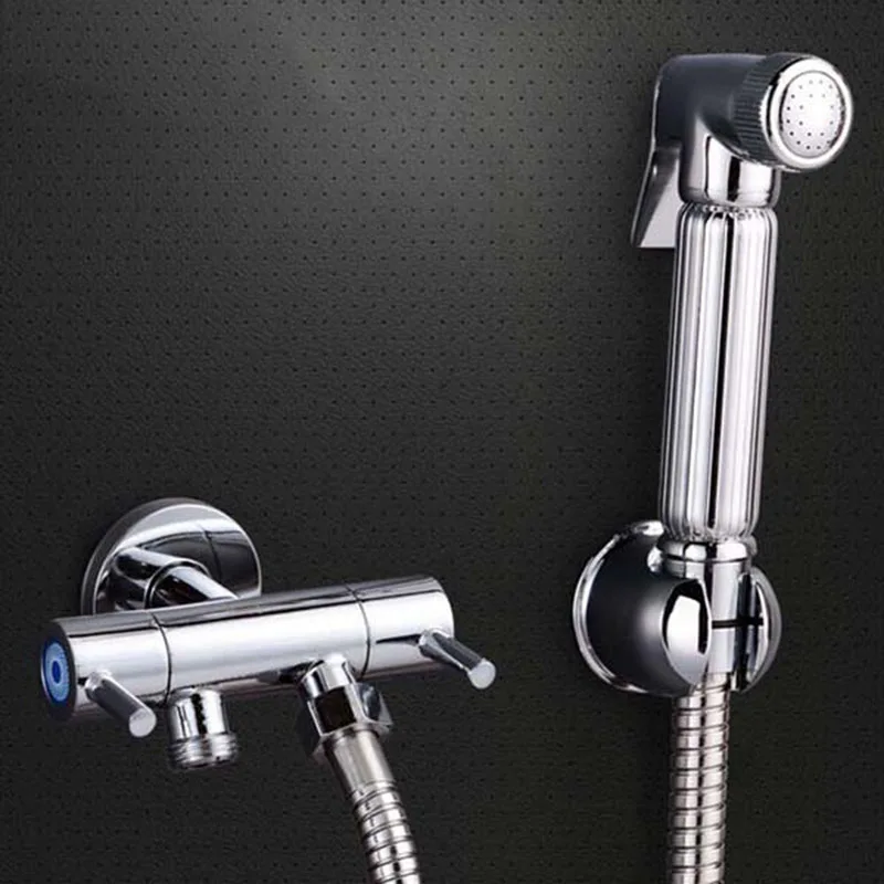 Hot Brass Toilet Shower Spray Set and 1.5m Stainless Steel Flexible