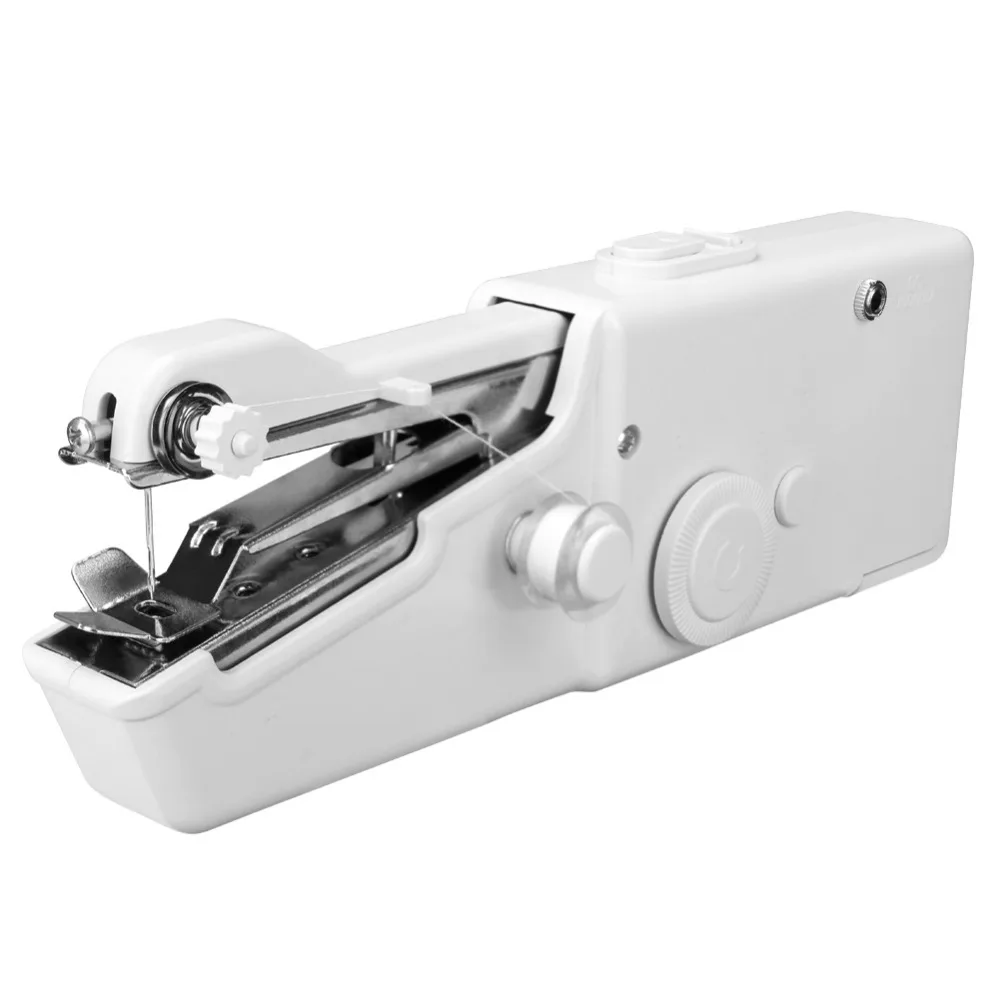 

Mini Portable Household Handheld Sewing Machines Quick Stitch Sew Needlework Cordless Clothes Fabrics Electric Sewing Machine