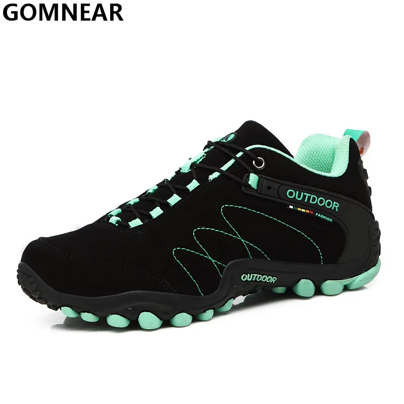 

GOMNEAR New Arrival Men's Hiking Shoes Outdoor Hunting Walking Climbing Athletic Shoes Breathable Lightweight Tourism Chaussures