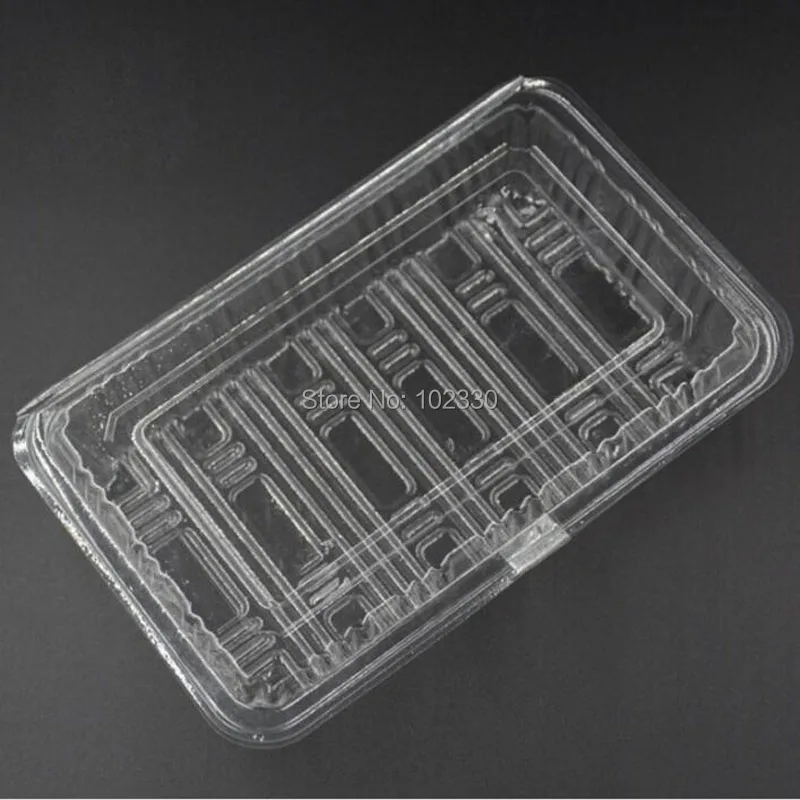 1000 шт. 19*12*4,5 см одноразовые пластиковые прозрачные коробка суши торт фруктовый салат еда упаковочная коробка контейнер для еды