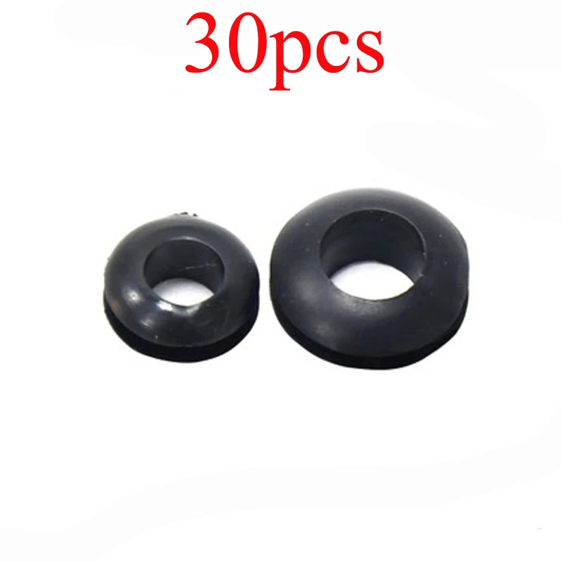 30PCS Inner Dia 6mm 8mm Antenna Protection Ring O Shape Circle Protector Power Cable Line Protective Gasket for RC FPV Drone | Игрушки и