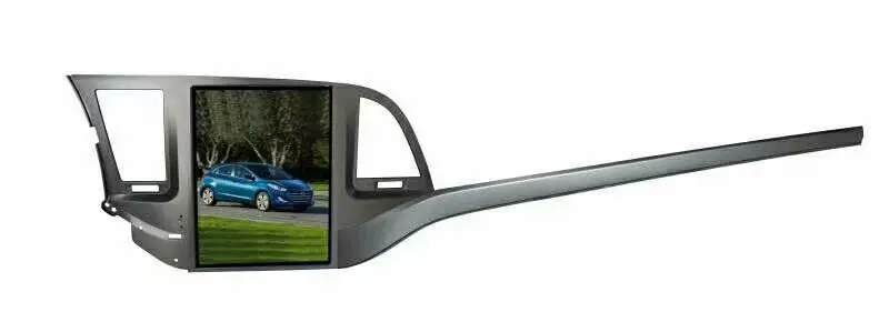 10,4 дюймовый сенсорный экран android 7,12 tesla стиль автомобильный dvd-плеер для hyundai elantra автомобильный аудио gps навигация wifi bluetooth