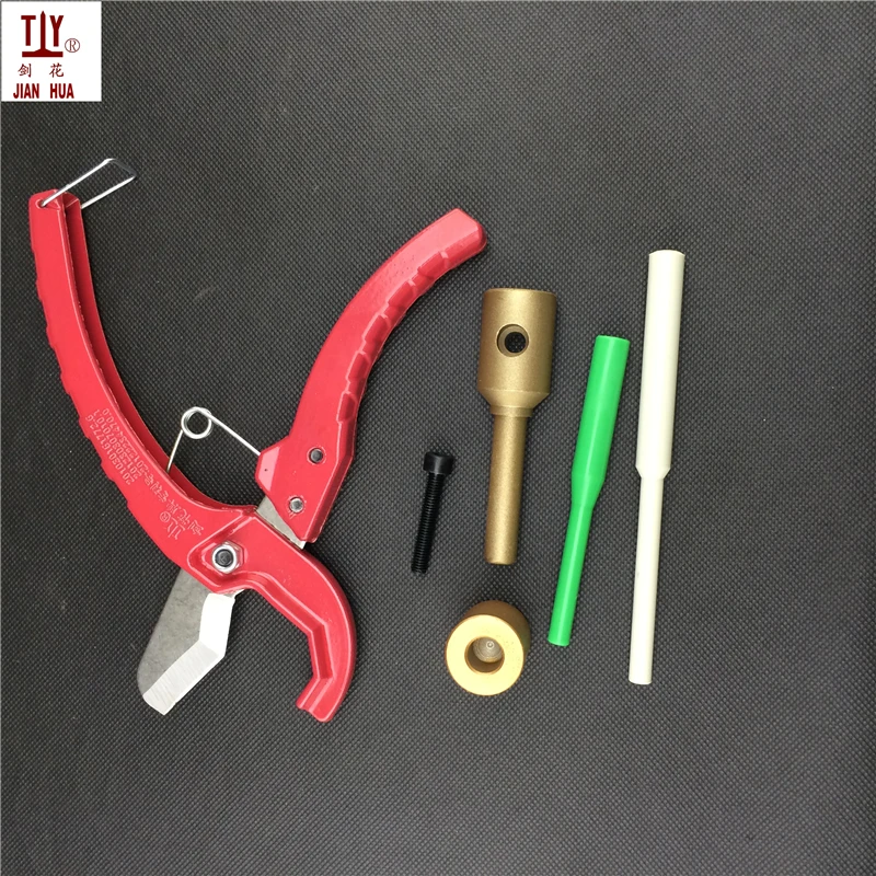 Free Shipping 1 Cutter + 11mm PPR Water Pipe Repair Welding Mold Tool Repair Loophole Plastic Pipe Welding Parts Die Head plumbing tools welding mold 20mm 25mm 32mm welding repair die heads plastic ppr pipe welding parts