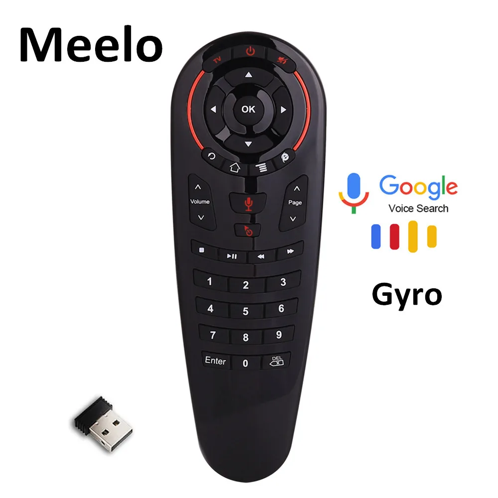 

G30 Remote control 2.4G Wireless G30S Voice Air Mouse 33 keys IR learning Gyro Sensing Mini Smart remote for Game android tv box