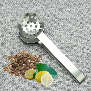 

300pcs Reusable Stainless Steel Tea Bag Tongs Teabag Squeezer Strainer Holder Grip Metal Spoon ZA6188