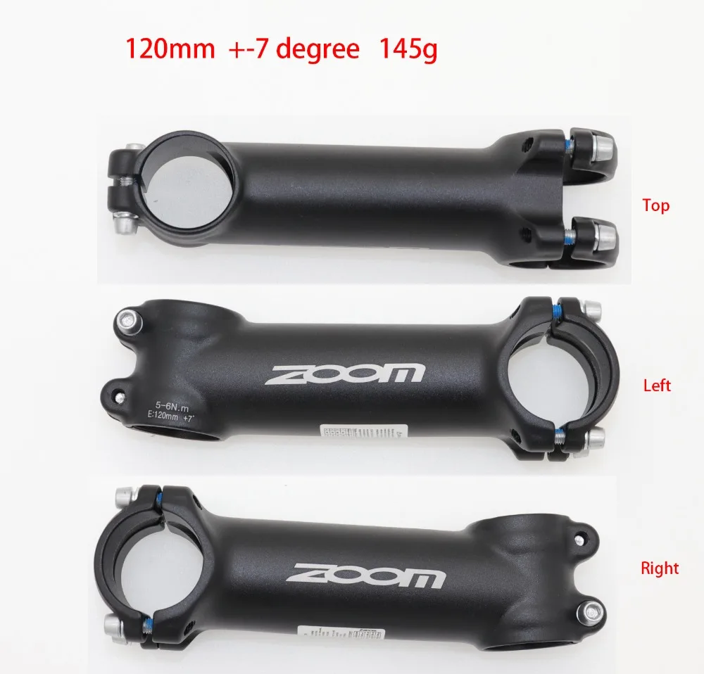 Ультралегкий алюминиевый шоссейный велосипед Zoom Stem MTB + 7 градусов 28 6 31 8 60 70 80 90 100
