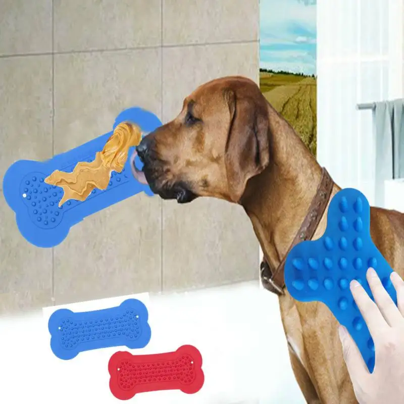 

Sucker Makes Easy Enjoyable Dog Bath Bowl for Pet Bathing Grooming and Dog Training Feeding