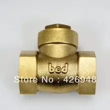 10 шт. 3/4 ''DN20 Размер Латунный горизонтальный оборотный клапан, одноходовой клапан, обратный клапан, клапан водомера