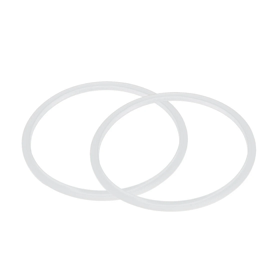 

Silicone gasket Sealing ring for pressure cooker 22 cm inner diameter, 2 pieces, transparent