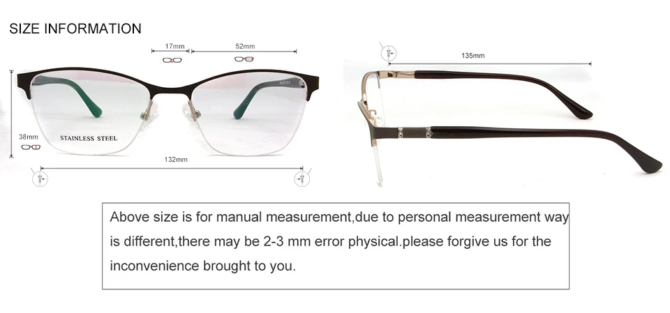 ESNBIE дизайнерские роскошные очки, оправа для женщин, металлические очки, очки для близорукости, оптические очки с полуоправой, lunette de vue femme