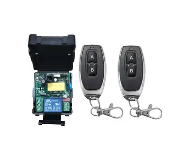 

Universal 433mhz 220 v 1 ch RF wireless radio remote control lighting switch receiver transmitter 10A relay