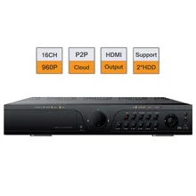 16CH HD 960P Realtime Network Video Recorder NVR 1.5U ONVIF P2P HDMI