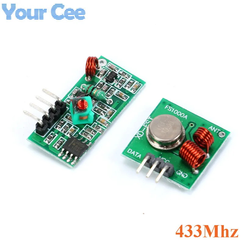 5 пар (10 шт.) 433 мгц радиочастотный передатчик и приемник для Arduino/ARM/MCU WL|kit