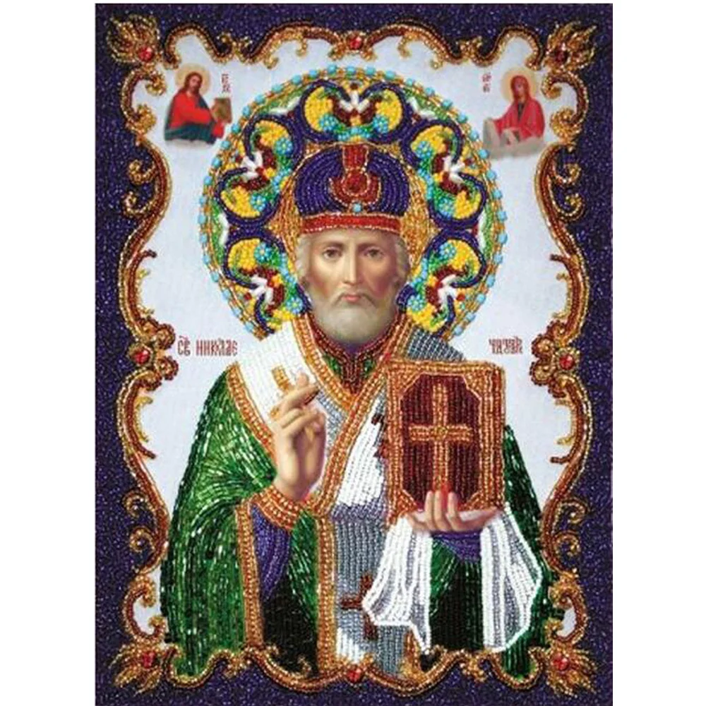 

DIY Diamond Painting 3D Mosaic Crafts Inlaid Decor Painting Square Drill Full Diamond Embroidery Jesus People Religion H965