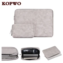 KOPWO Gray Laptop Liner Sleeve Bag Notebook Inner Bag for Apple Macbook Air Pro 13 14 15 Inch Retina A1932 A1466 A1706 A1708