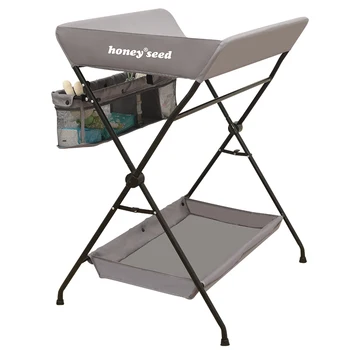 

Baby diaper table newborn baby care table change diaper table massage touch bath table multi-function folding Oxford with ruler