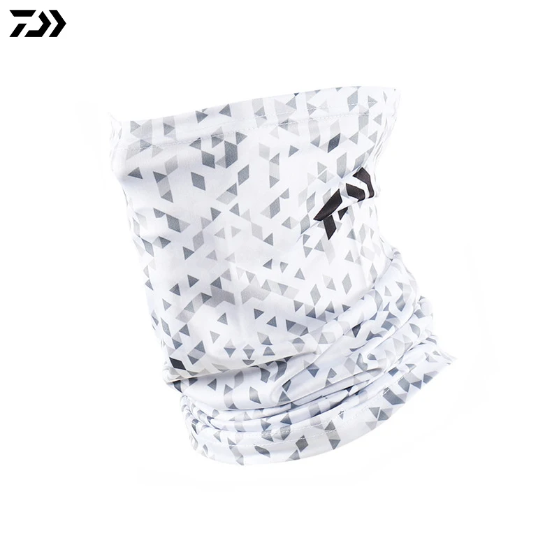 Daiwa волшебный шарф для спорта на открытом воздухе, ветронепроницаемый солнцезащитный бесшовный широкий выбор для рыбалки, камуфляжная шапка, 4 цвета, рыболовный шарф - Цвет: Camouflage White