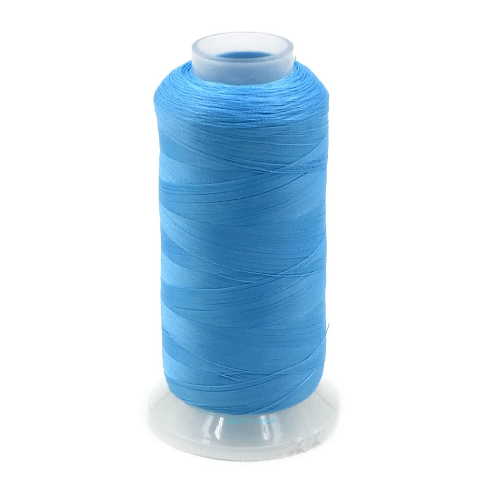 1pcs Blue Color Glow In The Dark Machine Embroidery Sewing Thread 3000