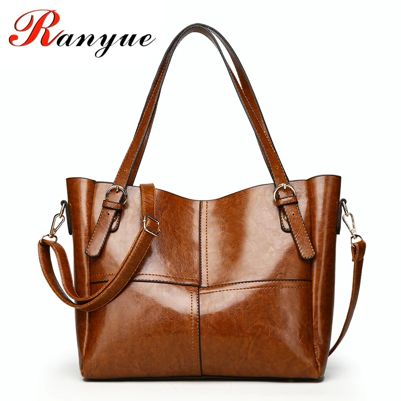 

RANYUE 2019 New Fashion Woman Shoulder Bags Famous Brand Luxury Handbags Women Bags Designer High Quality PU Totes Women Mujer