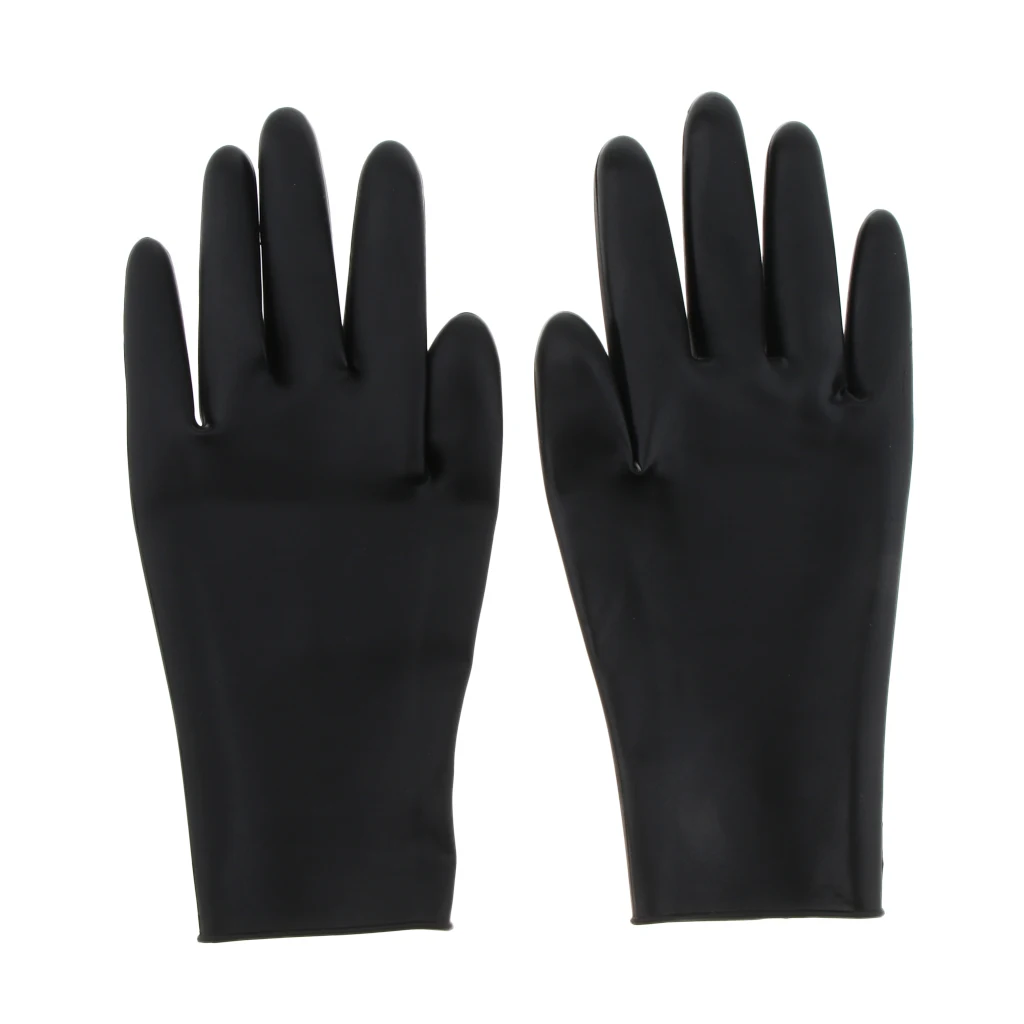 Premium Grip Heat Resist Silicone Gloves Salon Hair Dye Washing Household Kitchen Reusable Cleaning Tool