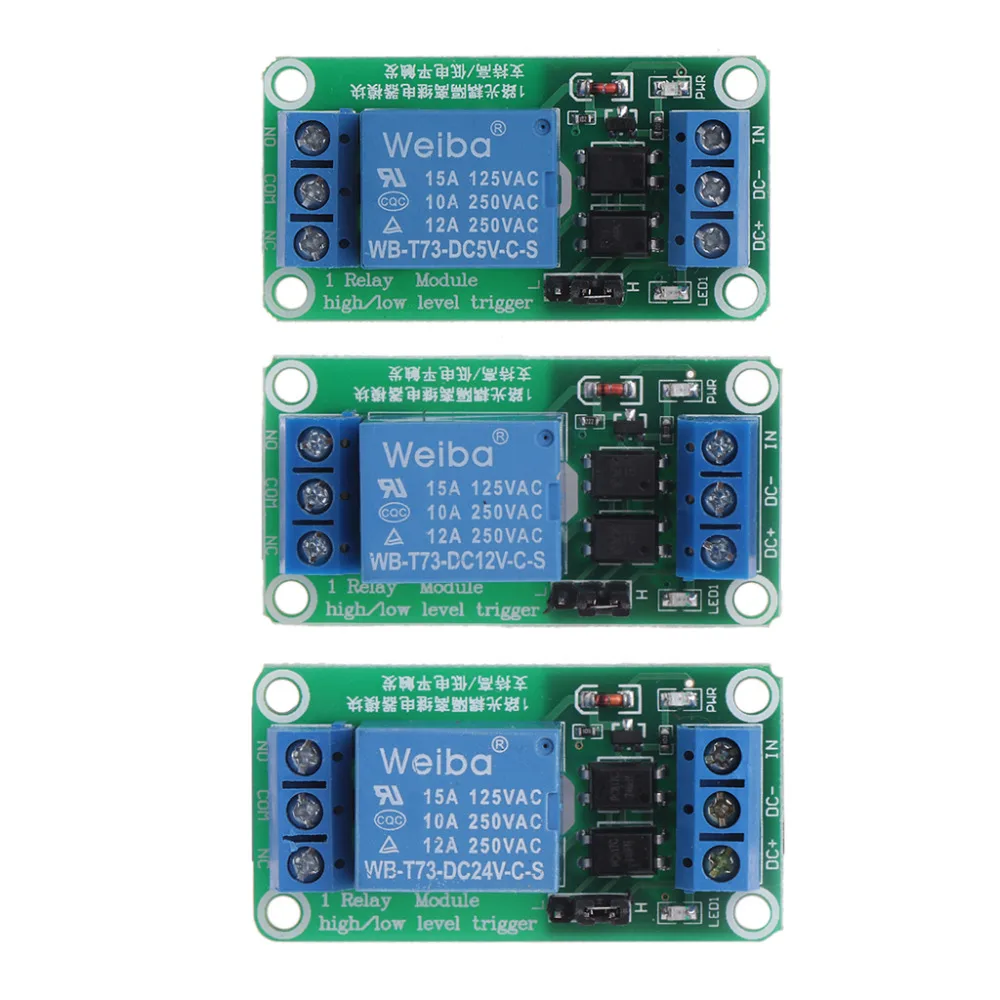 

12 V 1 Channel Relay Module with Optocoupler High and Low Level Trigger N16 dropship