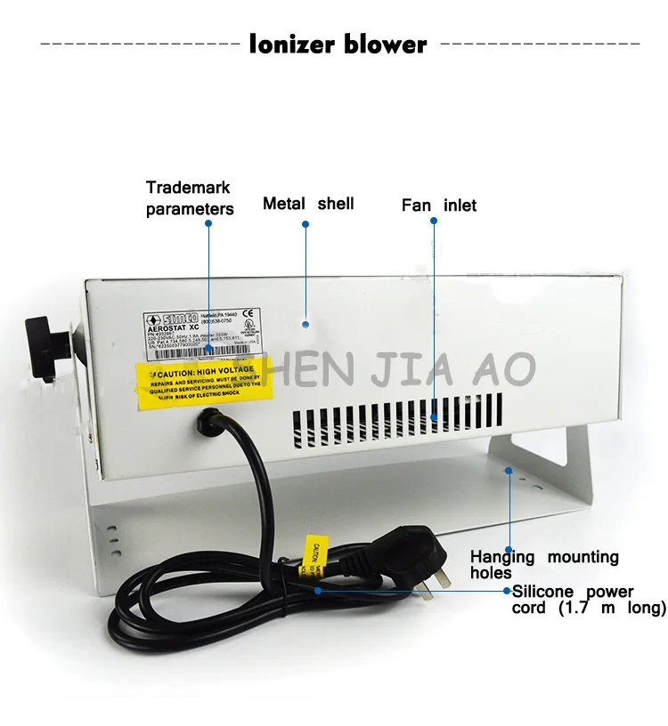 Ионизирующие Воздуходувы антистатические ионный вентилятор удаляет электростатического напыления, применение электронных и